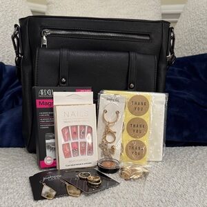 10 New Gifts, Bobbi Brown corrector, NWOT black Crossbody Purse, bag charm